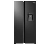 Tesla 582 Litre Side-By-Side American Fridge Freezer - Black