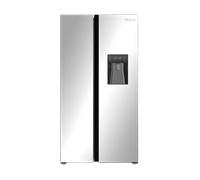Tesla T582SBSX American Fridge Freezer With Water Dispenser Non Plumbed - STAINLESS STEEL