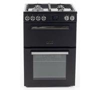 Tesla TMRDF60B 60cm Freestanding Dual Fuel Cooker - BLACK