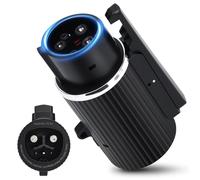 Tesla to J1772 Adapter, 80Amp 240V NACS to J1772 Charger Converter, with Secure Lock & IP55 Rating, Compatible with Tesla High Power Wall Connector & Destination Chargers for Ford Rivian BMW