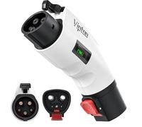 Tesla to J1772 Adapter, Compact with Light Indicator, Compatible with Tesla Wall/Mobile/Destination Chargers, Converts Tesla to J1772 for Non-Tesla EVs (for J1772 EVs Only)