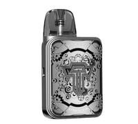 TESLACIGS PUNK POD II Vape Pen, Vape Start kit with Steampunk Style,Vape kit with Metal Body,Battery Indicator, 2PCS Refillable Pod,800 Mah Battery,2mL Visible Pod, Airflow Adjustment(No Nicotine))