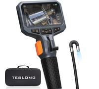 Teslong TD450S Articulating 8.5mm lens Inspection Camera, 4.5'' IPS Two-Way Inspection Camera with Articulated Probe, Flexible Borescope with Light for Wall/Automotive/Engine Inspect (1.55M/8.5mm)