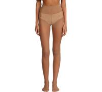 Tesmark 3 X 15 Denier Tights for Women Full Panel Gusset 100% Nylon Ladies Tight, Multi Colours Women's Tights with Reinforced Body & Toe UK Size M-XL (XL, Natural)