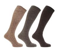 Tesmark 6X Pairs Mens Socks Long Length Lambs Wool thermal socks, Assorted Colour, Black, Charcoal & Argyle boot socks Soft & Walking Socks UK Size 6-11 (6-11, Assorted Colour)