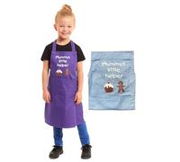 Tesmark Mummys Little Helper Apron for Kids Ideal for Cooking Baking Painting Pottery Drawing Culinary Kitchen and Craft Activities Perfect for Junior Artists and Chefs (Sky Blue)