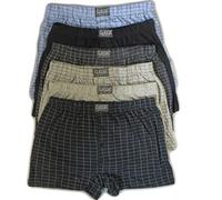 Tesmark NA 6, 12 Multipack Mens Cotton Jersey Plain & Checked Printed Boxer Shorts Underwear in Big UK Sizes S to 6XL