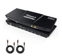 TESmart 8K@60Hz USB-C KVM Switch, for 2 Laptops 1 Monitor, USB 3.0 4K@144Hz KVM, Type C 60W Charging for Laptop, 1G Ethernet, with HDCP, EDID Emulator, Hotkey, ADI Chip, for Gaming/Office(CKS201-M23)