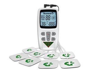 TESMED Fit Muscle Electrostimulator for EMS, TENS, Massage (3 in 1), 22 Programs of which 6 are Customizable, Perfect for Relieving Pain and stimulating the Abdominals, Buttocks, Pectorals
