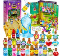 Tesok Magic Potions Kit for Kids, Upgraded 26 DIY Mixed Magic Wizard Potion Bottles, Mystery Potions Craft Kit, Christmas Decorations Birthday Gifts for Age 6 7 8 9 10+ Year Old Girls Boys
