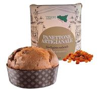 Tesori di Sicilia Artisan Chocolate Panettone from Sicily 1Kg, "Ù Ciauru di Palermo" Package includes Panettone and Sicilian Playing Cards, Christmas Gift Idea
