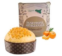 Tesori di Sicilia Artisan Panettone with Sicilian Mandarins, "Ù Ciauru di Palermo" Package includes Panettone and Sicilian Card Deck, Christmas Gift Idea