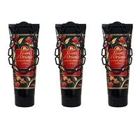Tesori d'Oriente:"Japanese Rituals" Aromatic Shower Cream, with Tsubaki Oil and Peony 8.45 Fluid Ounce (250ml) Tubes (Pack of 3) [ Italian Import ]