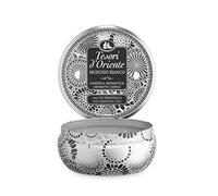 Tesori d'Oriente - White Musk and Amber Notes Scented Candle, 200g, 2 Wicks, Up to 30 Hours Burn Time