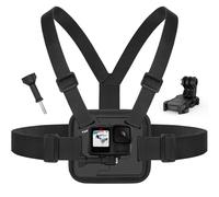 TesRock Chest Mount Harness Chest Strap Compatible with GoPro DJI Osmo AKASO Action Cameras, Comfortable and Stable Chesty for Go Pro Max Hero 13 12 11 10 9 8 7 6 5 Session