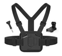 TesRock Chest Mount Strap Harness Chesty for GoPro Hero 13 12 11 10 9 8 | for DJI Osmo Go Pro Mission Max Hero 7 6 5 4 Session AKASO Action Cameras, Comfortable and Stable Body Mount