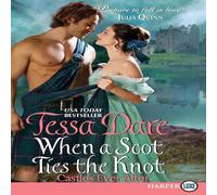 Tessa Dare When a Scot Ties the Knot LP Paperback Book Tessa Dare Multicolor