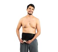 Tessa Ostomy Belt Black -Premium Comfort Ostomy Bag Covers, Breathable Stretchy Fabric, Colostomy Bag Covers for Men & Women, Black, Medium