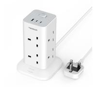TESSAN Tower Extension Lead with 2 USB C Slots