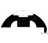 Tessilmare White PVC profile base 45 mm 24 m boat