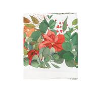 TESSITURA TOSCANA TELERIE Marzape christmas-print tableware (170cm x 270cm) - White One Size