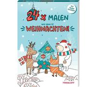 Tessloff Verlag 24 x malen und dann ist Weihnachten / Adventskalend (Paperback)