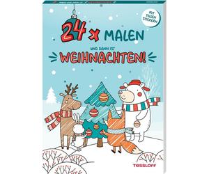 Tessloff Verlag 24 x malen und dann ist Weihnachten / Adventskalend (Paperback)