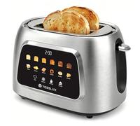 Tesslux 2 Slice Toaster, Touchscreen, Stainless Steel, 800W, Silver
