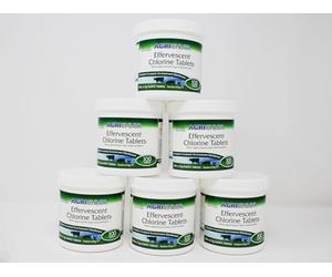 TEST ALL WATER - Effervescent Chlorine Tablets | Disinfects Farm & Animal Environments | Troclosene Sodium (NaDCC) | DEFRA Approved | 25mm Diameter, 2.5g NaDCC, 4.72g (Pack of 100)