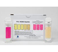 TEST ALL WATER - TTC/ROSE Dipslides | Nutrient Agar for Bacteria & Rose Bengal for Yeasts | Environmental & Food Industry Testing | Dipslides Pack of 10 | Dip Slide Test Kits