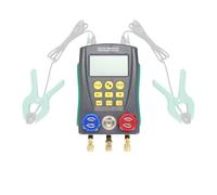 Test And Charging Manifold Digital Vacuum Pressure Refrigeration Tester HVAC Temperature Tester Real-time detection(DY517 Pressure Gauge)