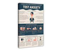 Test Anxiety Coping Skills Strategies To Manage Reduce Test Anxiety Tips Kids Teens Middle School High School Testing Anxiety Kids Bedroom Canvas Poster Bedroom Decor Landscape Office Room Decor Gift