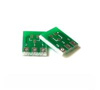 Test Board, 100 Pack SOT23-3 to SIP3 Adapter PCB, Double-Sided Green Circuit Board for DIY Electronics Projects and Prototyping