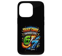 Test Day 67 Confidence Level Meme Six Seven Kids Boys Girls Case for iPhone 13 Pro