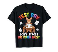 Test Day Don't Stress Do Your Best Kangaroo Student Success T-Shirt