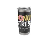 Test Day Donut Stress Do Your Best Teacher Testing Education Stainless Steel Insulated Tumbler