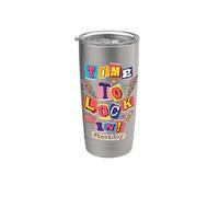Test Day Exam Teacher Motivation Testing Week Time to Lock Stainless Steel Insulated Tumbler