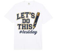 Test Day Lets Do This Pencil State Testing Day Comfort Colors Adult Heavyweight T-Shirt