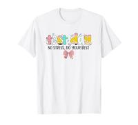 Test Day No Stress Do Your Best Pencil Coquette Bow T-Shirt