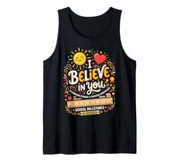 Test Day Teacher | Believe in You Students Testing Day Kids Tank Top