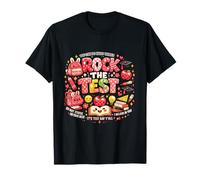 Test Day Teacher Exam Rock The Test Testing Day Don't Stress T-Shirt