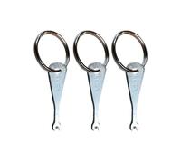 TEST FISH KEY FOR SECRET EMERGENCY LIGHT GRID SWITCHES REPLACEMENT KEY WITH 30MM STEEL KEY RING (PACK OF 3)