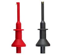 Test Hook Clip - multimeter test clip, spring grabber hook | electronic component tester, large hook probe for multimeter testing, flexible clip accessory for electronics and circuit diagnostics