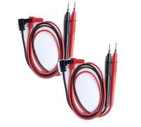 Test Leads 1000 V/20 A for Digital Multimeter, Universal Test Probes with Needle Tip, Test Cable Set with Crocodile Clips, 4 Pieces High Frequency Probe Cable for Multimeter Tester
