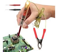 Test Light - Circuit Tester | Car Fuse Tester | Digital Test Light with Flashlight Measures Polarity Continuity Automotive Fuse Testers for Car Battery Voltage Testers Includes sharrp Probe