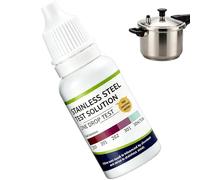 Test Liquid for Stainless Steel, 10ml Liquid Fast Portable Compact - Stainless Steel Identifier Reagent, for Men Women Daily Use Sanitary Tableware Materials Construction