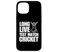Test Match Cricket England India Pakistan Cricketer Case for iPhone 15