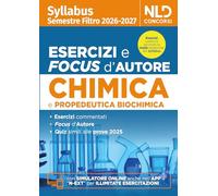 Test medicina semestre filtro Chimica. Manuale con esercizi e focus 2026 in linea con il Syllabus. Nuova ediz. Con software di simulazione