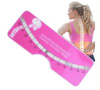 Test Meter For Scoliosis - Acrylic 0 To 30 Degree Measuring Ruler, User-Friendly Blue Scoliometer For Trunk Rotation Angle, Reusable Spinal Screening Tool F́or Travel, Home, Daily Check