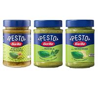 Test Pack Barilla Green Pesto Basilico e Rucola Pesto Genovese Pesto Pistacchio esto Basilico e Pistacchio Pesto with Basil and Pistachio 3 x 190 g